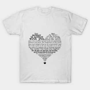 Mother's day poem T-Shirt